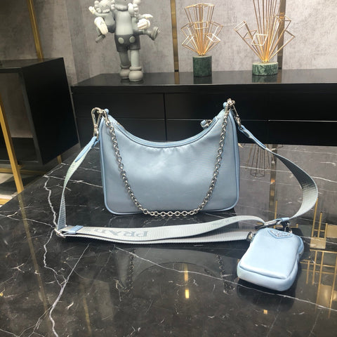 Prada nylon light blue