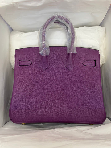 H e r m e s purple birkin 25cm