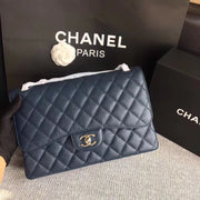 Chanel caviar navy 30cm