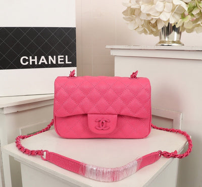 C style pink handbag