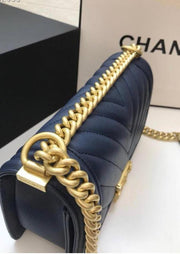 fashion navy boy handbag