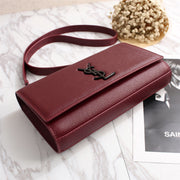 Ysl burgundy 24cm