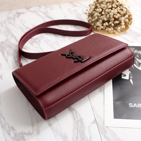 Ysl burgundy 24cm