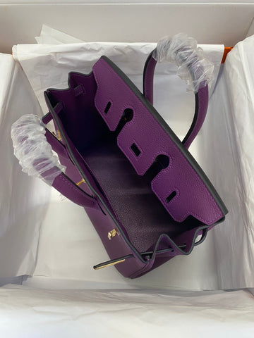 H e r m e s purple birkin 25cm