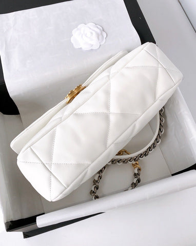 White handbag