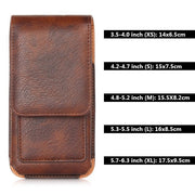 Universal Leather Phone Pouch Holster