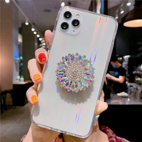 Diamond stand phone case